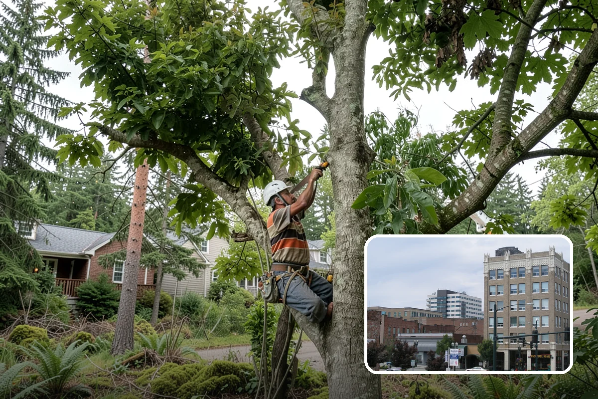 Tree inventory and tagging in Everett, Snohomish County, WA - Supports long-term tree health and stability