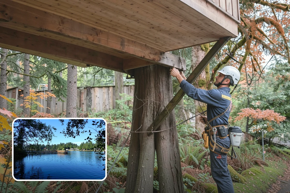 Tree inventory and tagging in Federal Way, King County, WA - Supports long-term tree health and stability