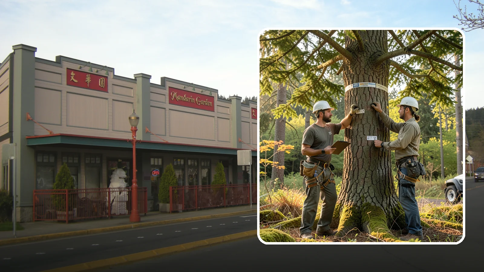 Tree inventory and tagging in Issaquah, King County, WA - The cataloguing and tagging of trees on a property.