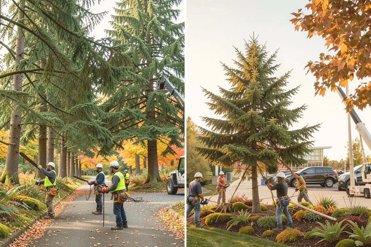 Tree inventory and tagging in Kent, King County, WA - Inspect the tree and its site