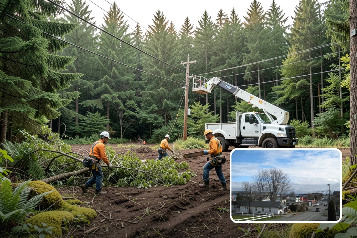 Tree inventory and tagging in Langley, Island County, WA - Supports long-term tree health and stability