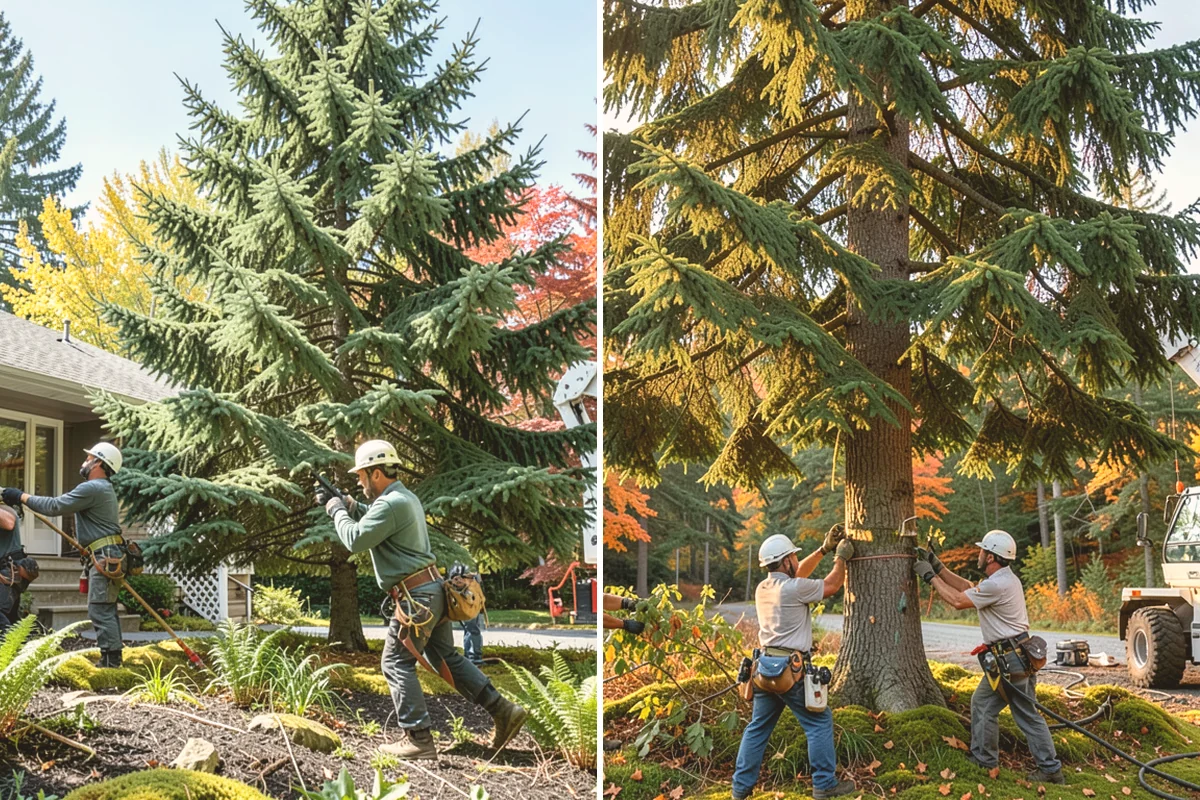 Tree inventory and tagging in Lynnwood, Snohomish County, WA - Inspect the tree and its site