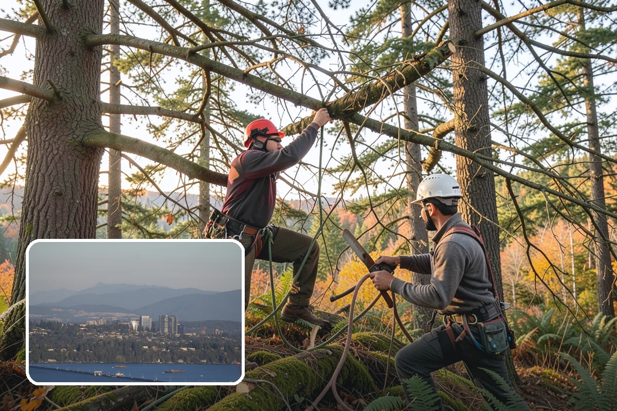 Tree inventory and tagging in Medina, King County, WA - Supports long-term tree health and stability