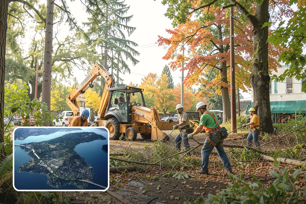Tree inventory and tagging in Mercer Island, King County, WA - Supports long-term tree health and stability