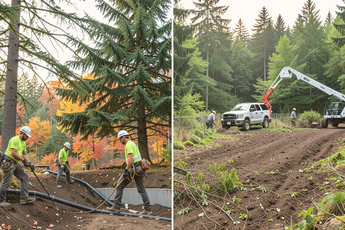 Tree inventory and tagging in Sammamish, King County, WA - Inspect the tree and its site