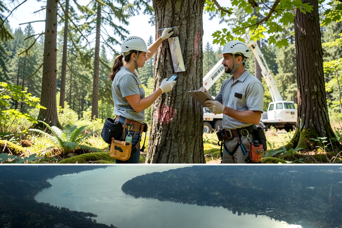 Tree inventory and tagging in Sammamish, King County, WA - This service can be performed year-round in the Puget Sound climate, though scheduling may adjust for wet winter seasons that...