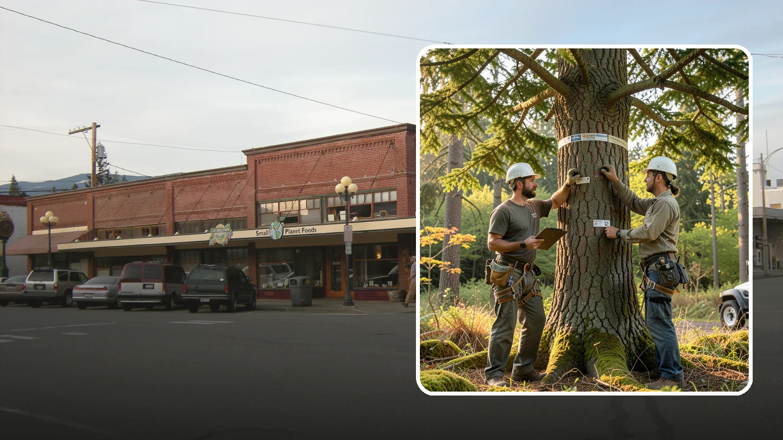 Tree inventory and tagging in Sedro-Woolley, Skagit County, WA - The cataloguing and tagging of trees on a property.