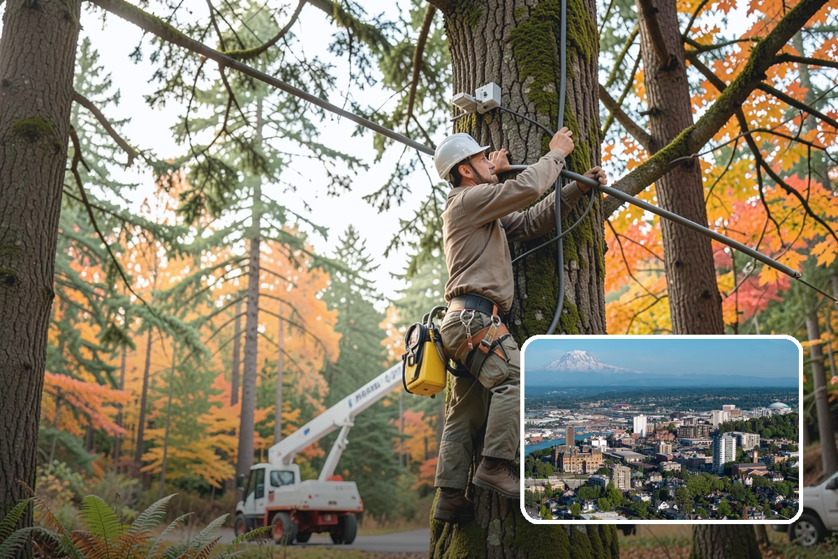 Tree inventory and tagging in Tacoma, Pierce County, WA - Supports long-term tree health and stability