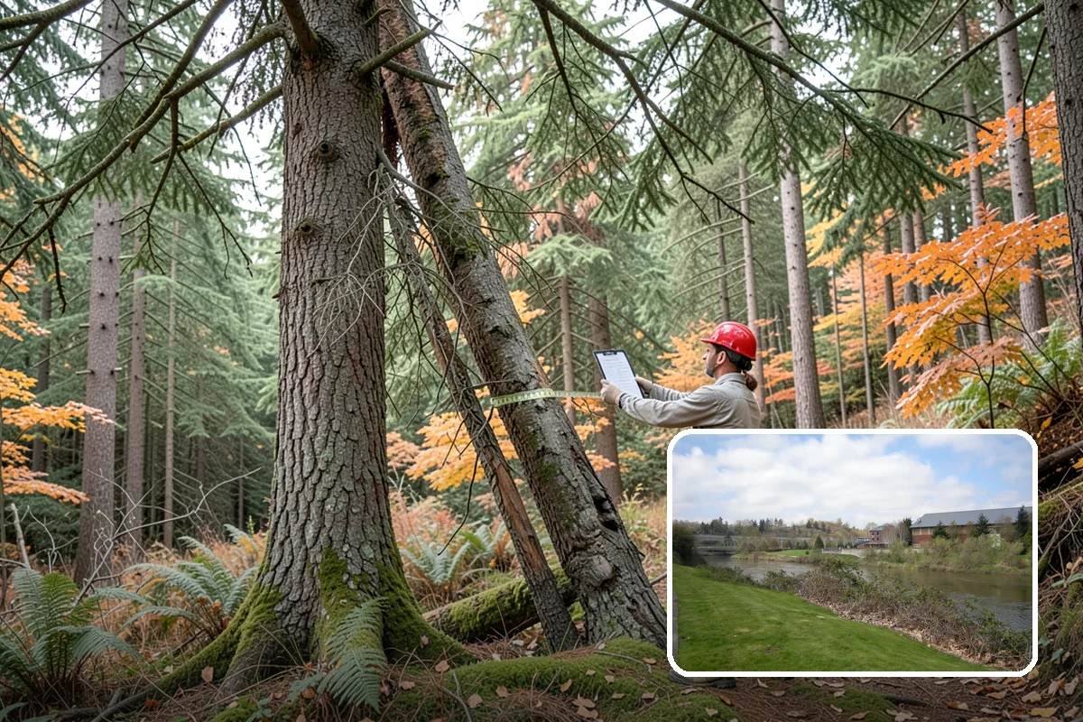 Tree inventory and tagging in Tukwila, King County, WA - Supports long-term tree health and stability