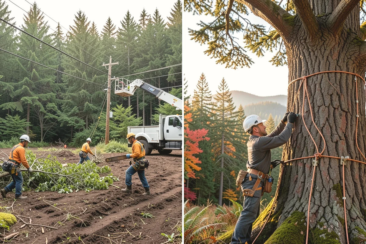 Tree inventory and tagging in University Place, Pierce County, WA - Inspect the tree and its site