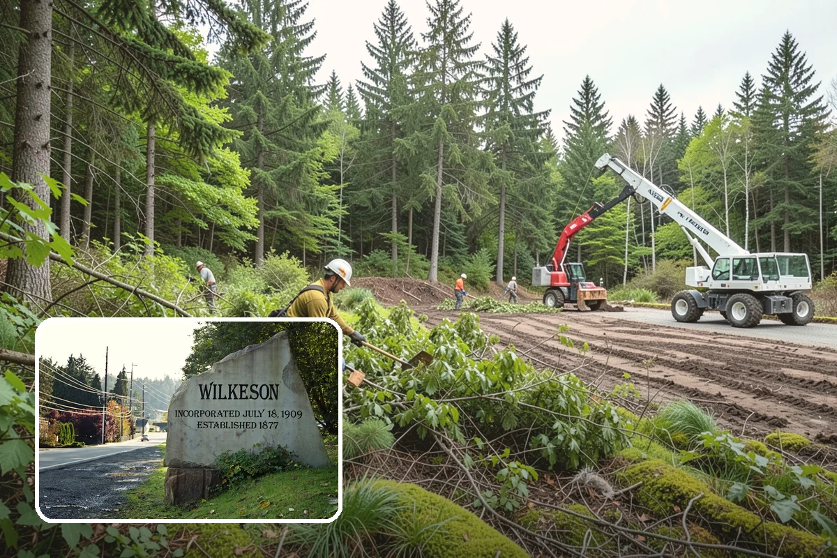 Tree inventory and tagging in Wilkeson, Pierce County, WA - Supports long-term tree health and stability