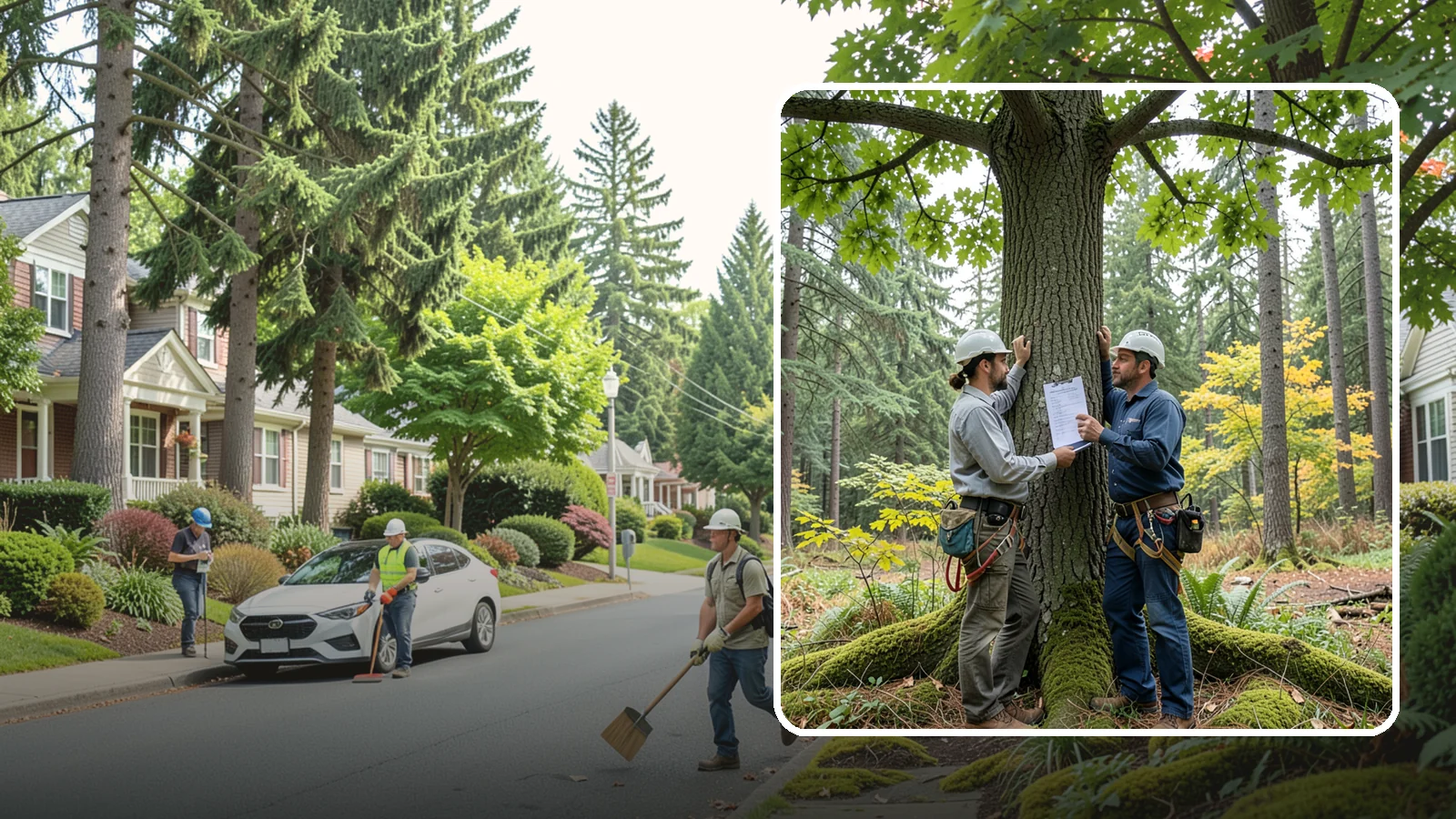 Tree Inventory Management in Beaux Arts Village, King County, WA - The ongoing management of a catalogued tree inventory across a site.