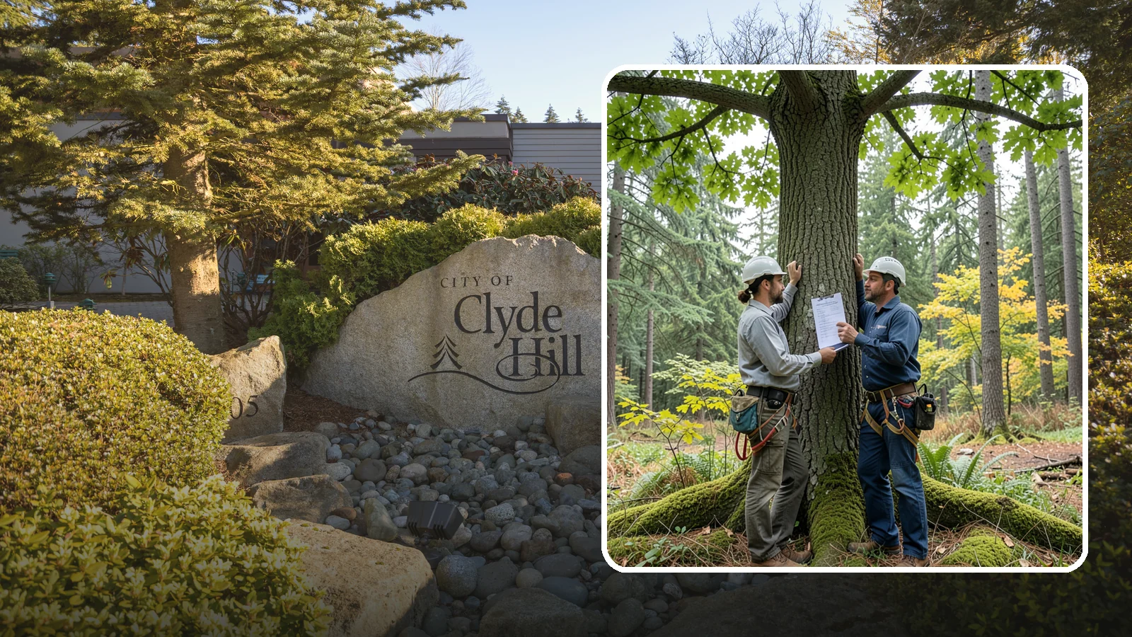 Tree Inventory Management in Clyde Hill, King County, WA - The ongoing management of a catalogued tree inventory across a site.