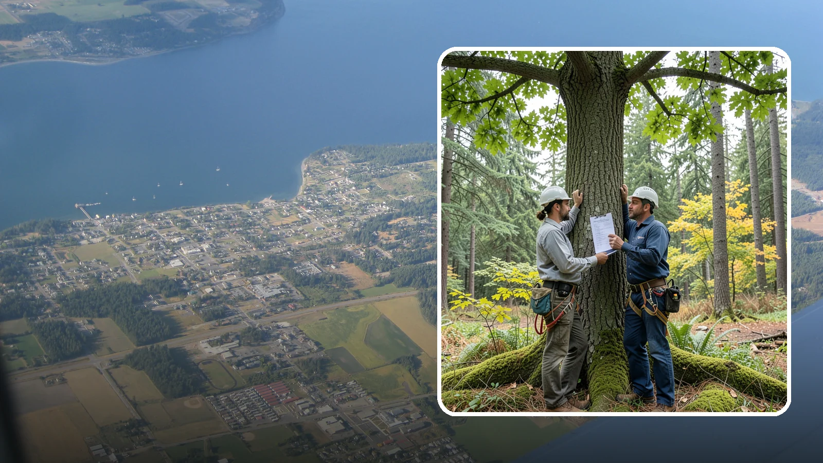 Tree Inventory Management in Coupeville, Island County, WA - The ongoing management of a catalogued tree inventory across a site.