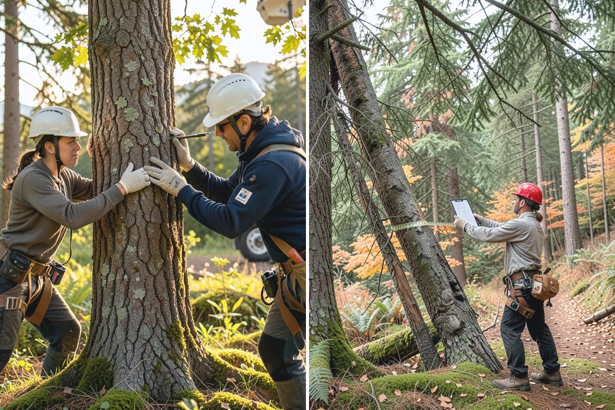 Tree Inventory Management in Gold Bar, Snohomish County, WA - Gather site and tree information
