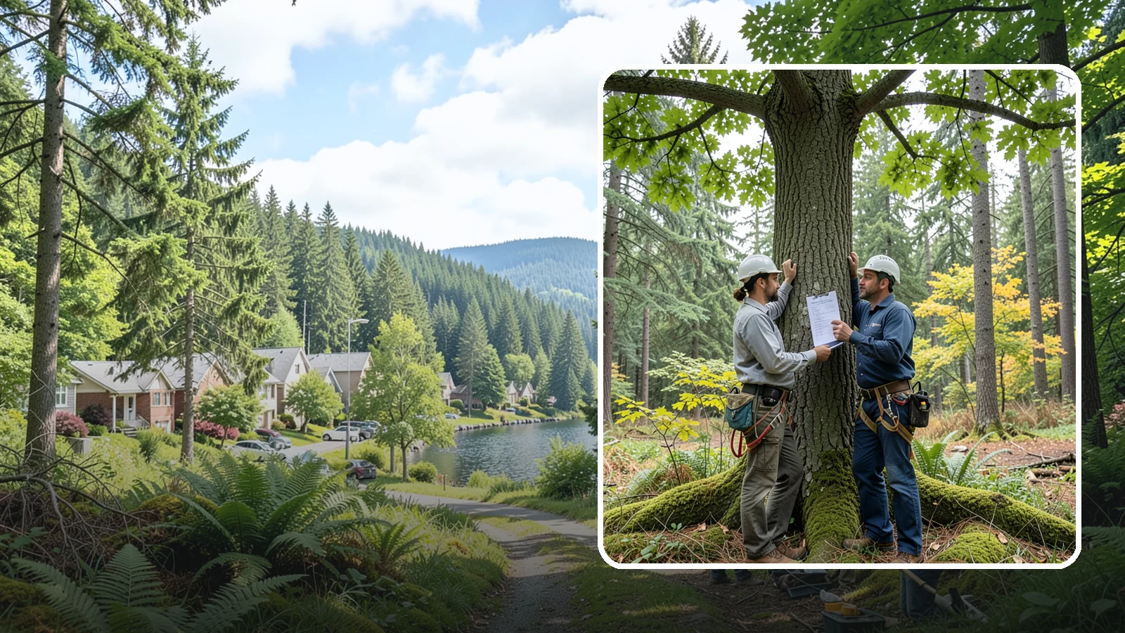 Tree Inventory Management in Lake Forest Park, King County, WA - The ongoing management of a catalogued tree inventory across a site.