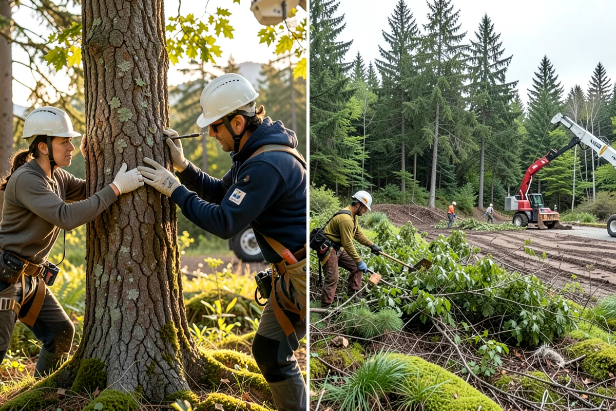 Tree Inventory Management in Lake Forest Park, King County, WA - Gather site and tree information
