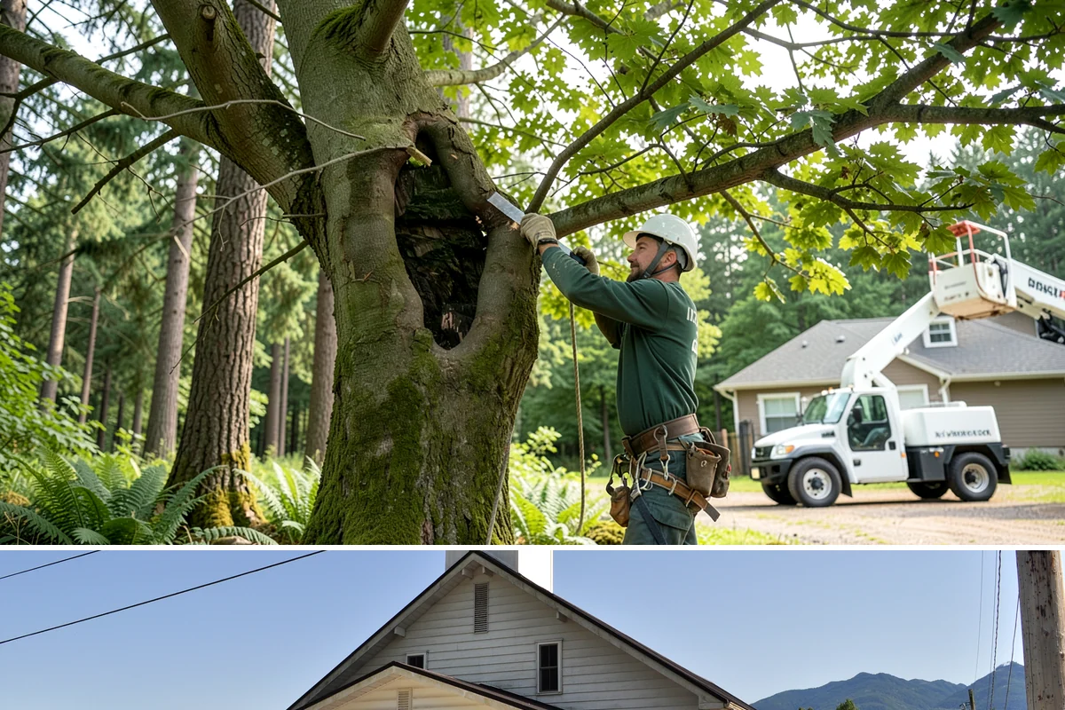 Tree Maintenance Plans in Concrete, Skagit County, WA - In the Puget Sound climate, maintenance plans are best performed during dry periods to ensure safety while avoiding dormant...