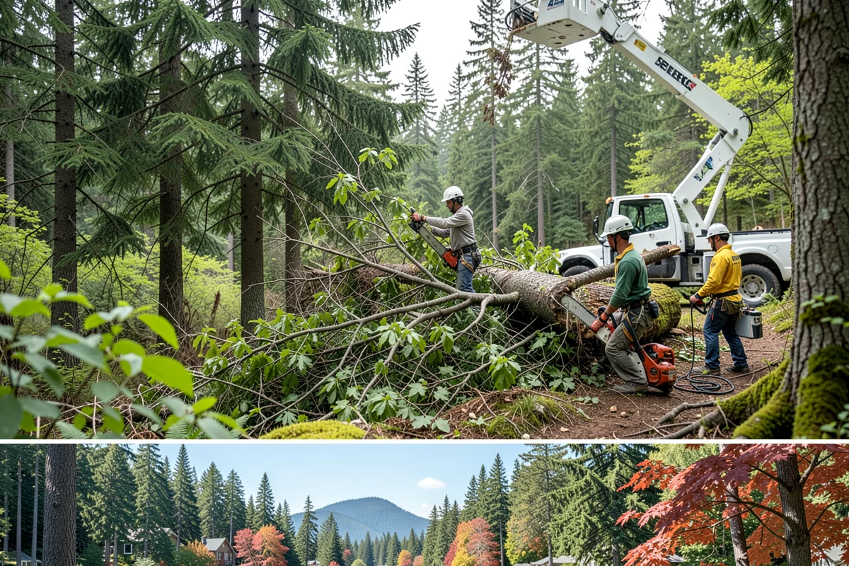 Tree Maintenance Plans in Covington, King County, WA - In the Puget Sound climate, maintenance plans are best performed during dry periods to ensure safety while avoiding dormant...