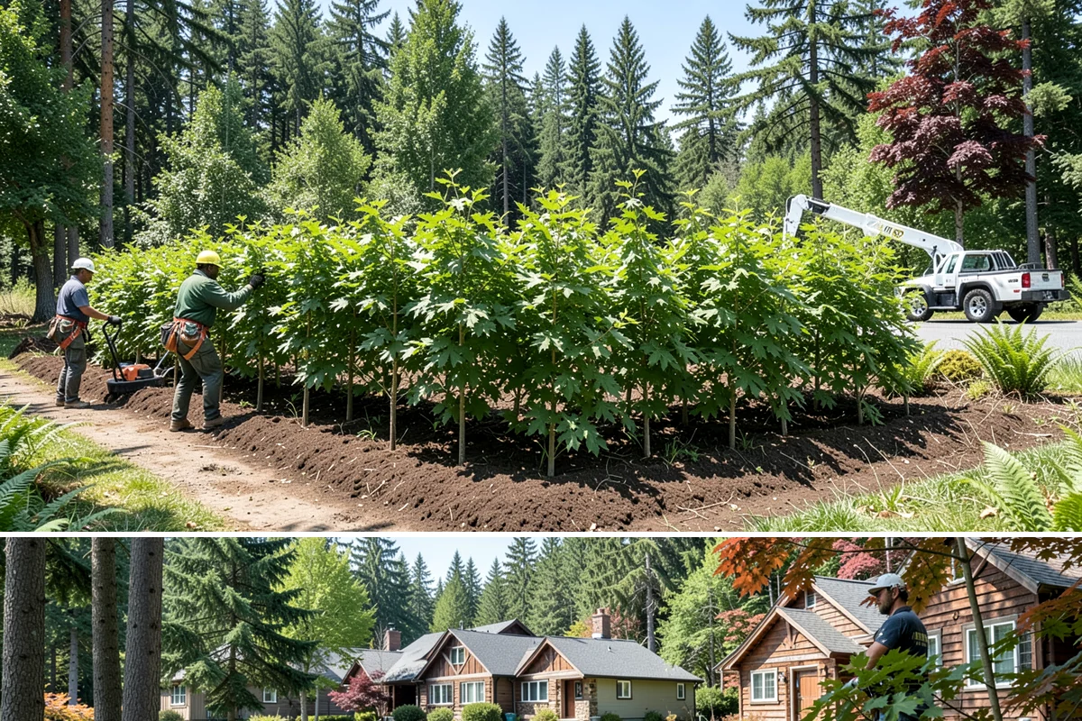 Tree Maintenance Plans in Edgewood, Pierce County, WA - In the Puget Sound climate, maintenance plans are best performed during dry periods to ensure safety while avoiding dormant...