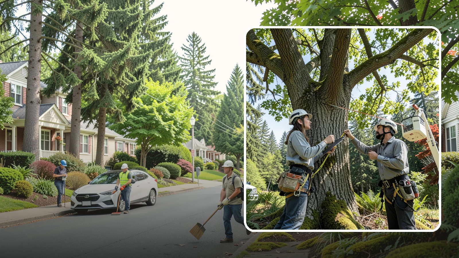 Tree Monitoring in Beaux Arts Village, King County, WA - The ongoing observation of tree condition to track changes over time.