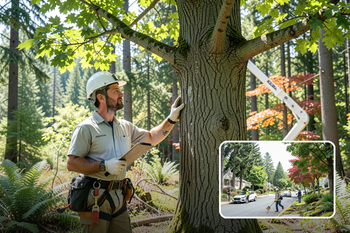 Tree Monitoring in Beaux Arts Village, King County, WA - Supports long-term tree health and stability