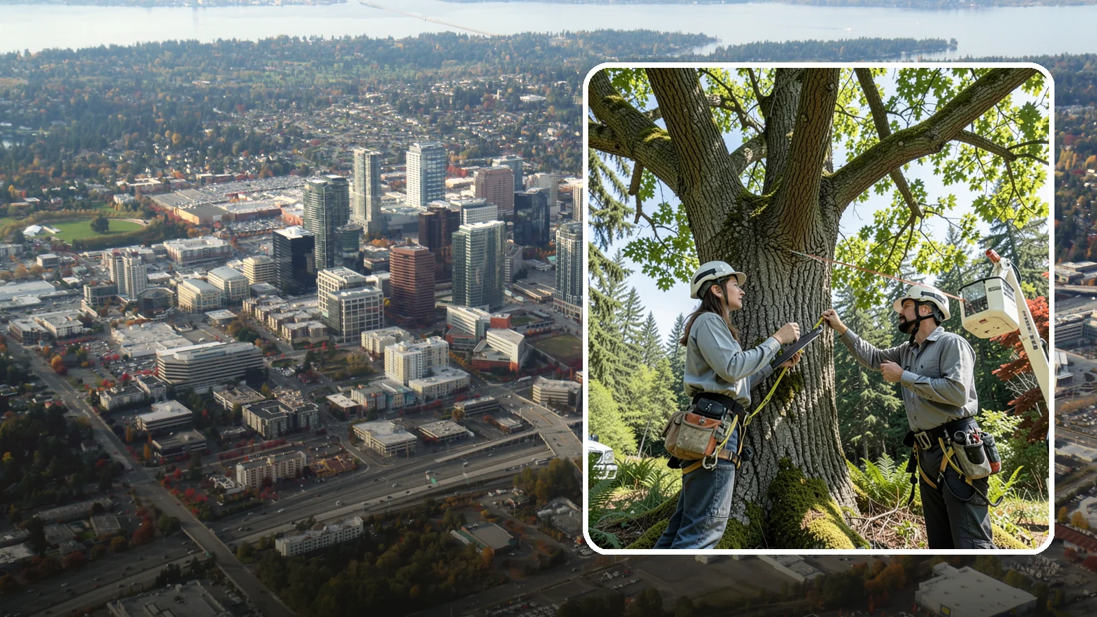 Tree Monitoring in Bellevue, King County, WA - The ongoing observation of tree condition to track changes over time.