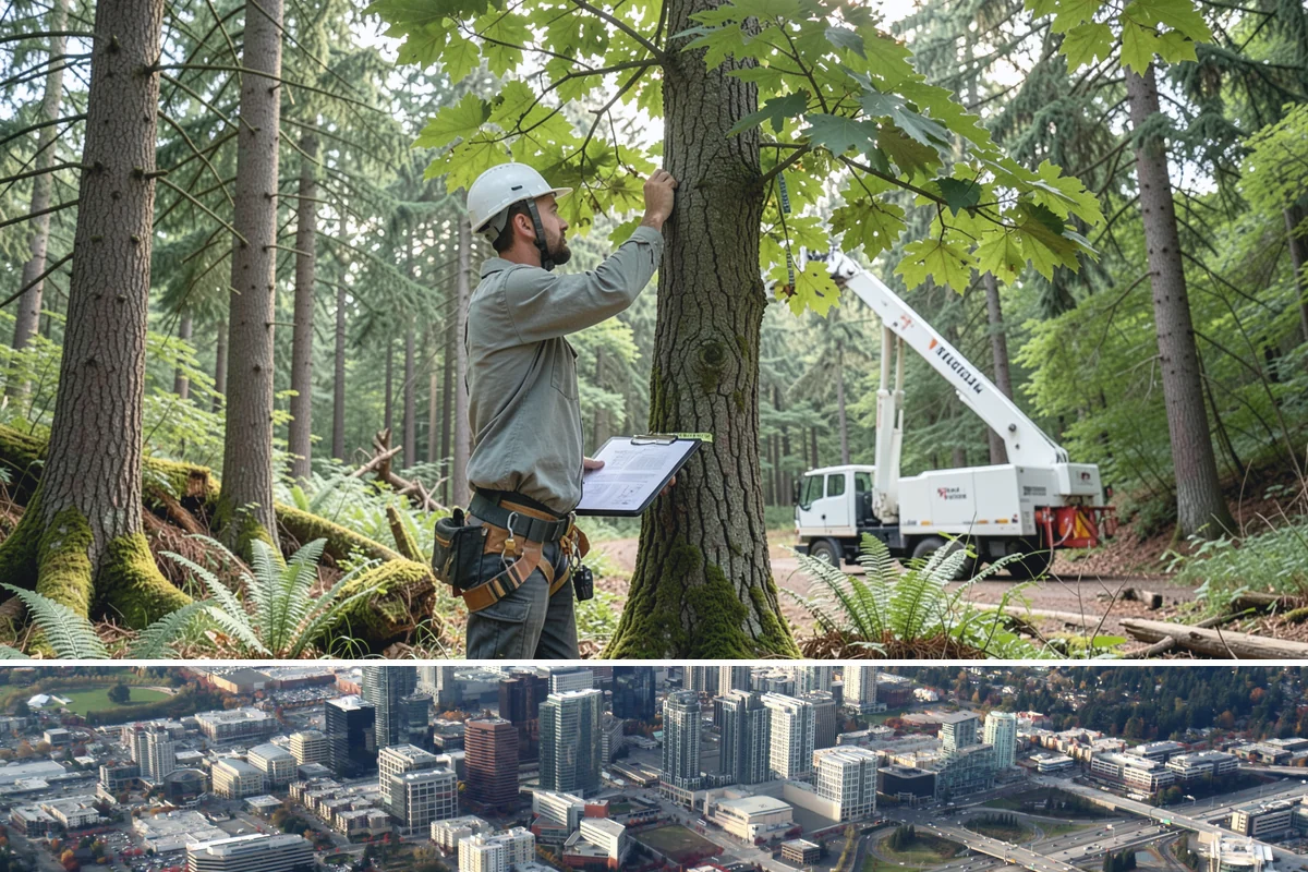 Tree Monitoring in Bellevue, King County, WA - Monitoring can occur year-round in Puget Sound weather but is often scheduled during dry periods to facilitate soil sampling and...