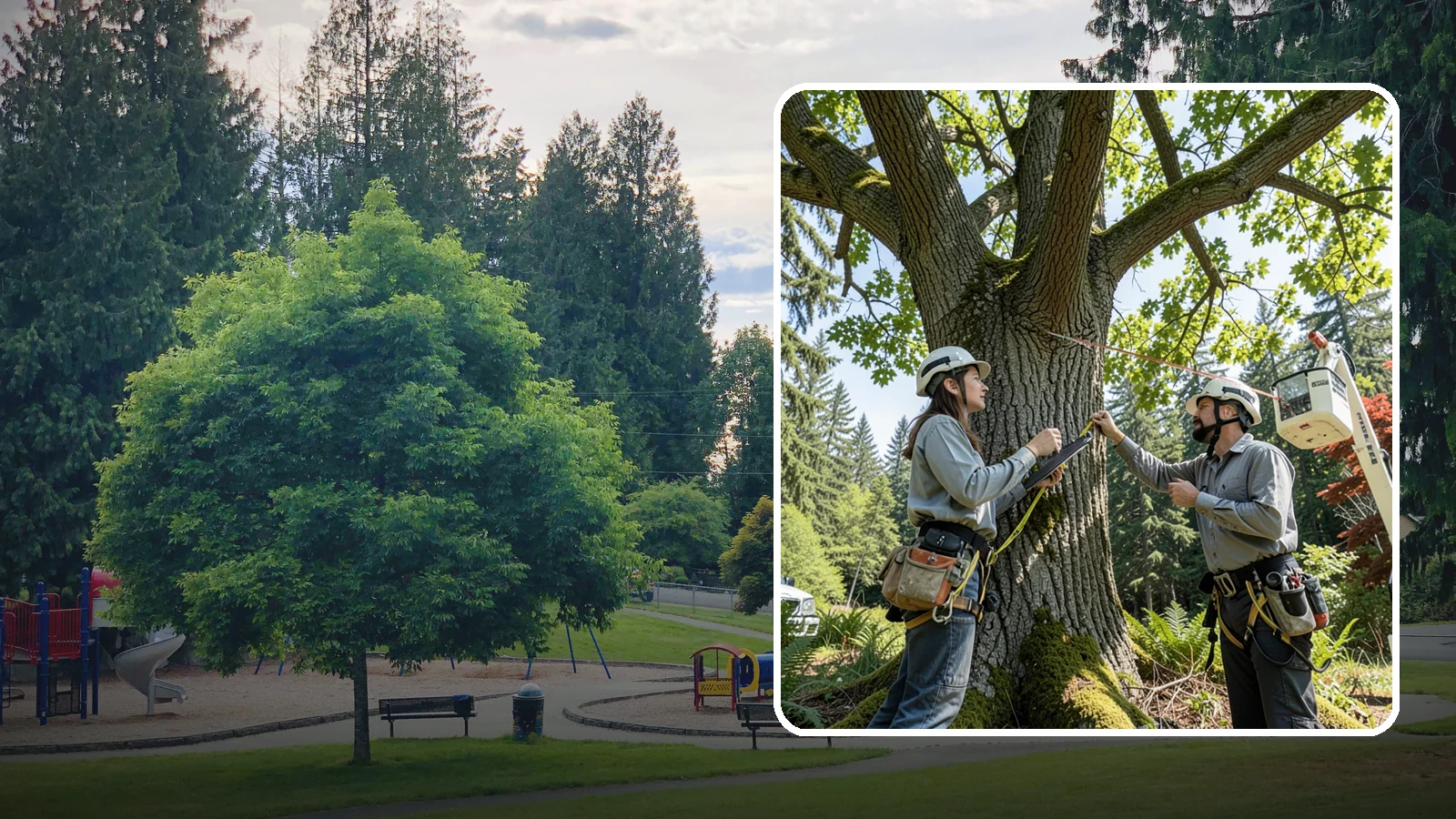Tree Monitoring in Bonney Lake, Pierce County, WA - The ongoing observation of tree condition to track changes over time.