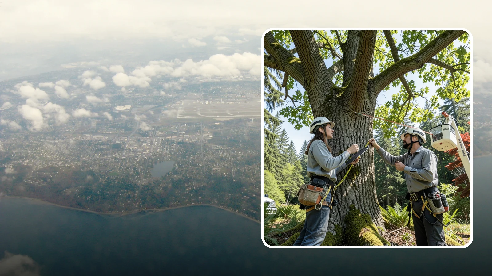 Tree Monitoring in Burien, King County, WA - The ongoing observation of tree condition to track changes over time.