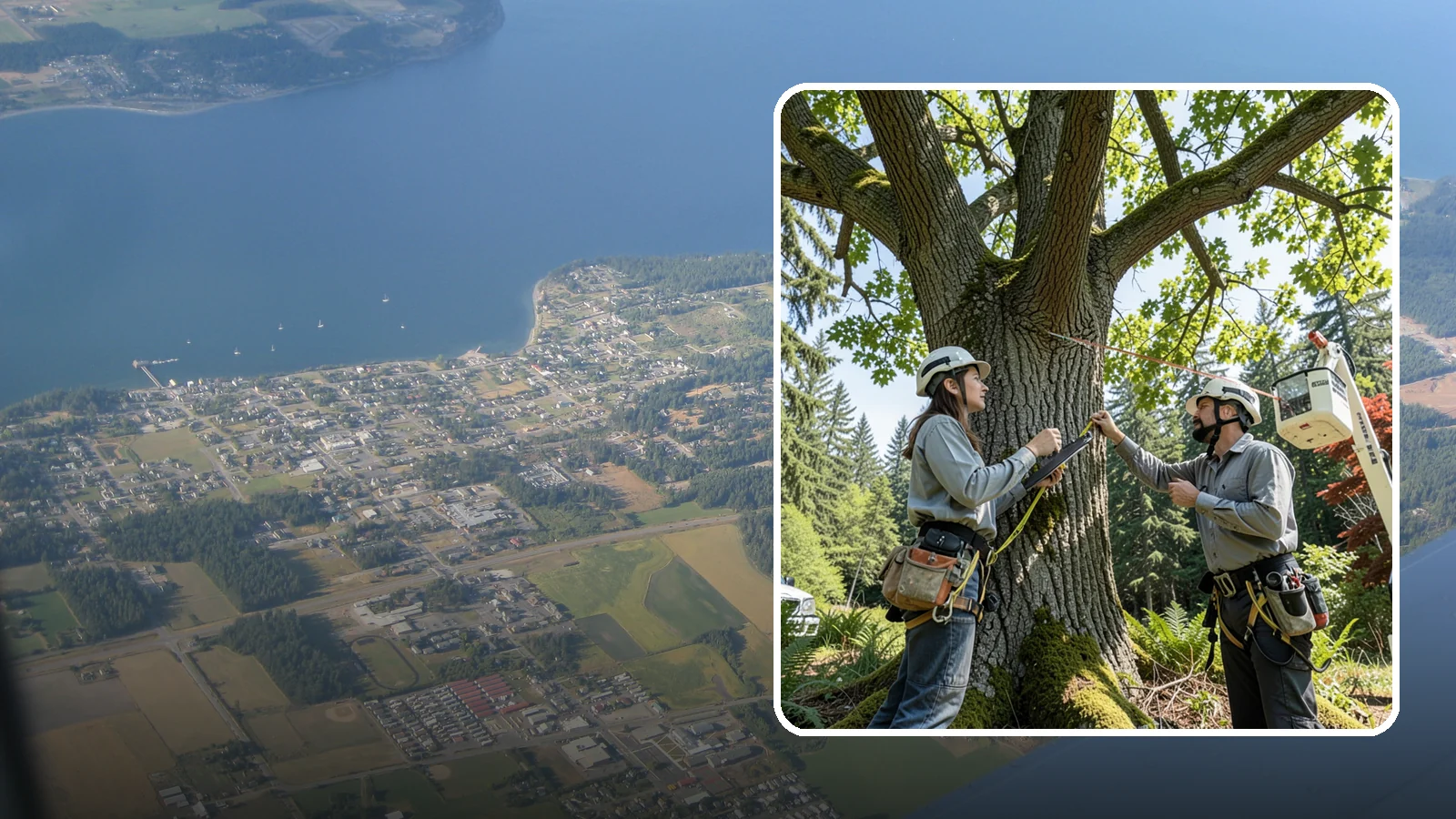 Tree Monitoring in Coupeville, Island County, WA - The ongoing observation of tree condition to track changes over time.