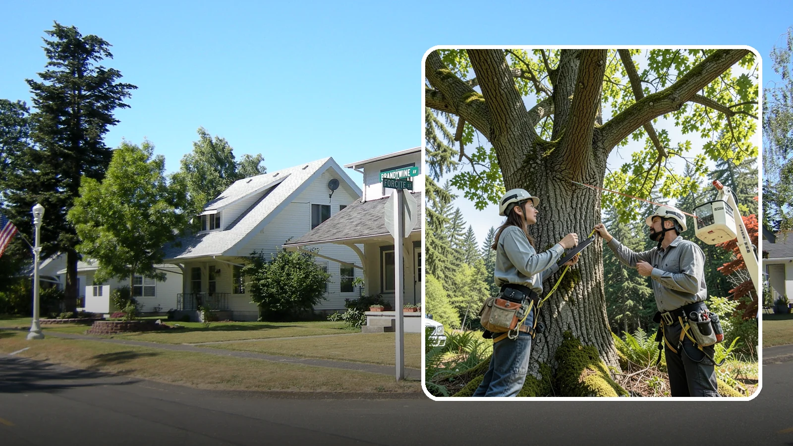 Tree Monitoring in DuPont, Pierce County, WA - The ongoing observation of tree condition to track changes over time.