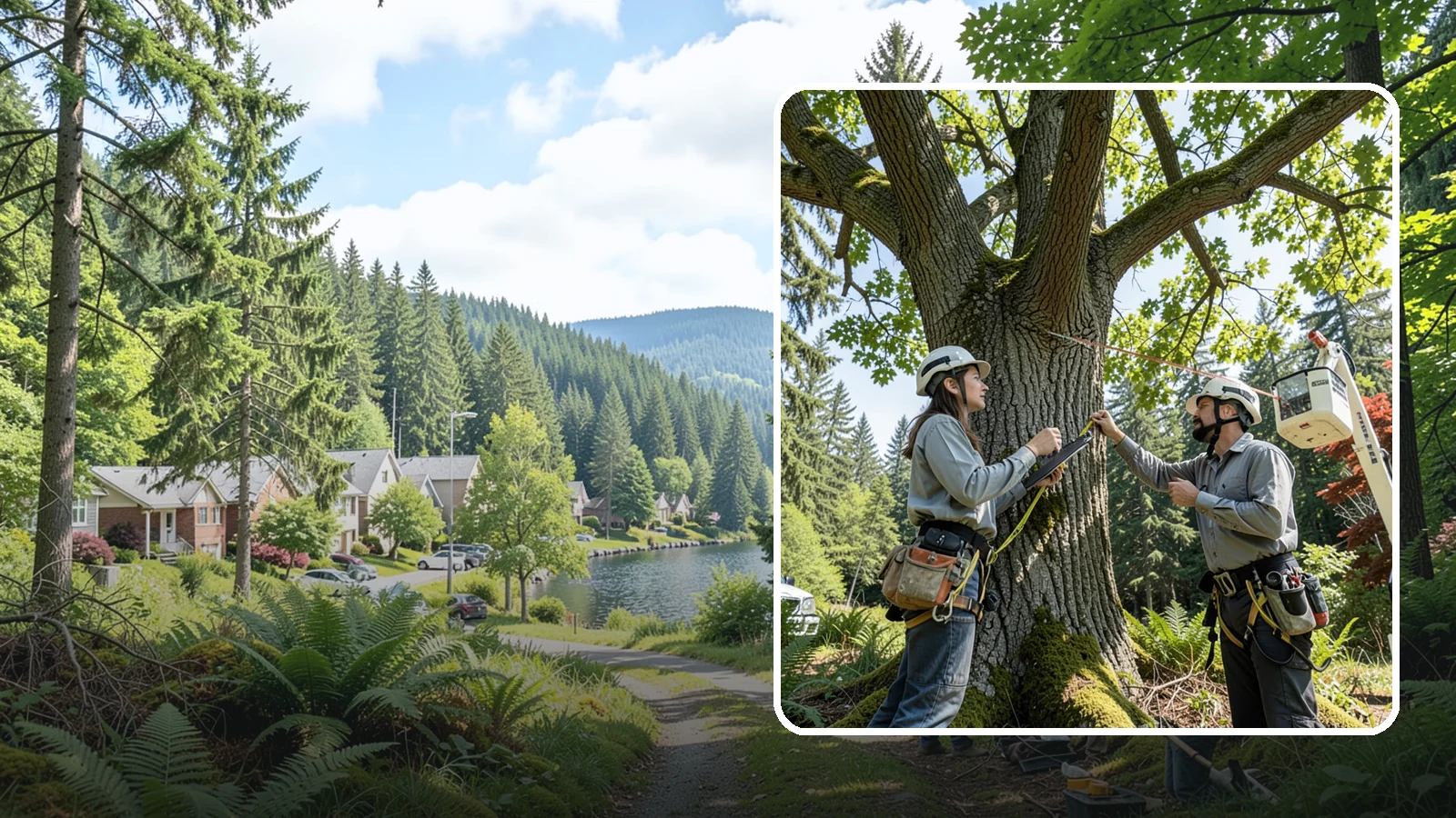 Tree Monitoring in Lake Forest Park, King County, WA - The ongoing observation of tree condition to track changes over time.