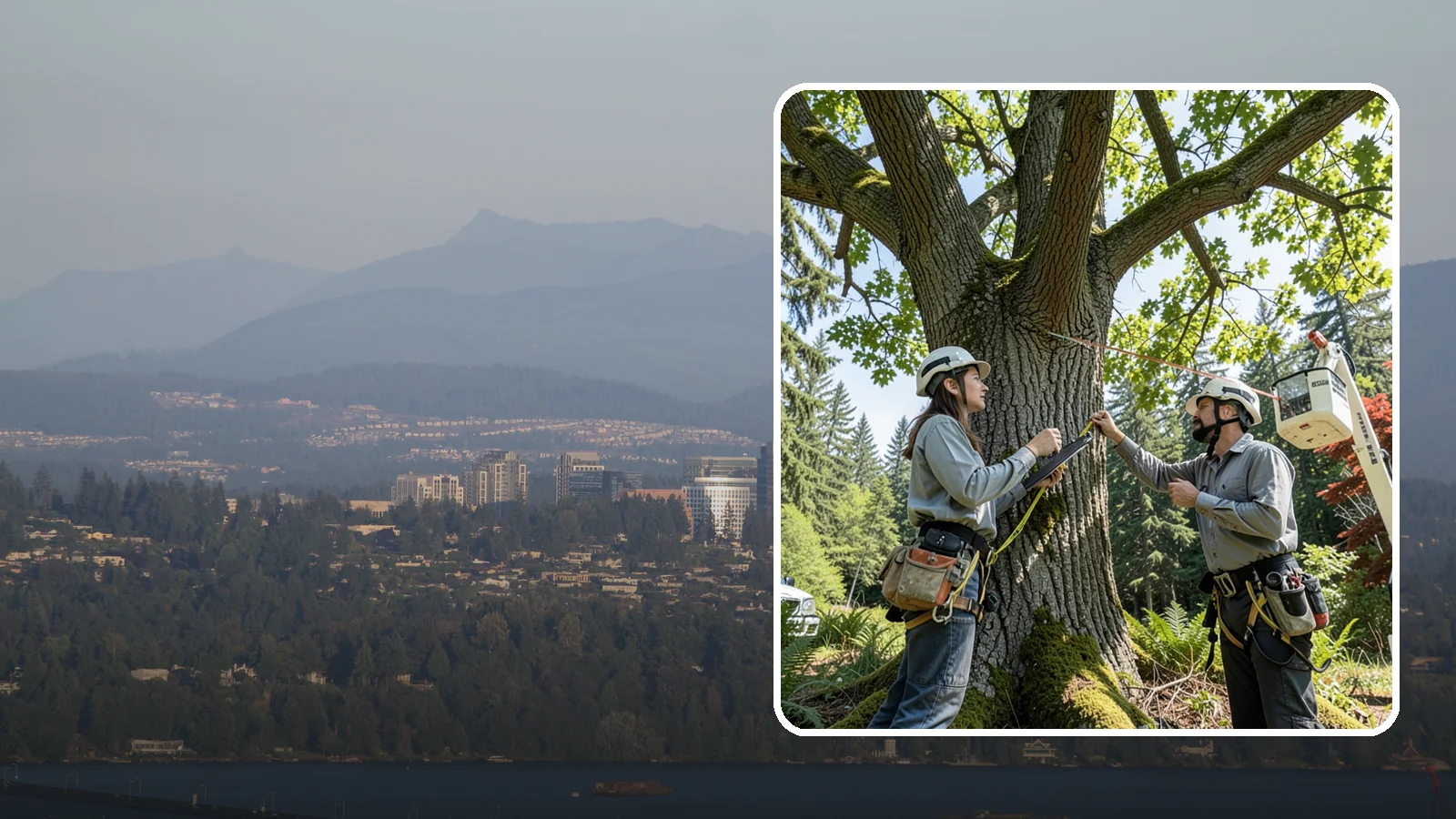 Tree Monitoring in Medina, King County, WA - The ongoing observation of tree condition to track changes over time.