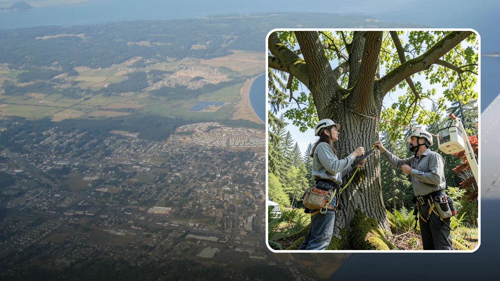 Tree Monitoring in Oak Harbor, Island County, WA - The ongoing observation of tree condition to track changes over time.