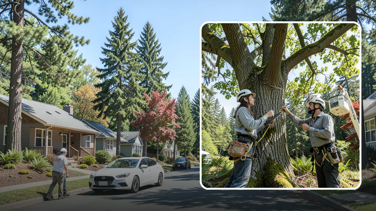 Tree Monitoring in Orting, Pierce County, WA - The ongoing observation of tree condition to track changes over time.