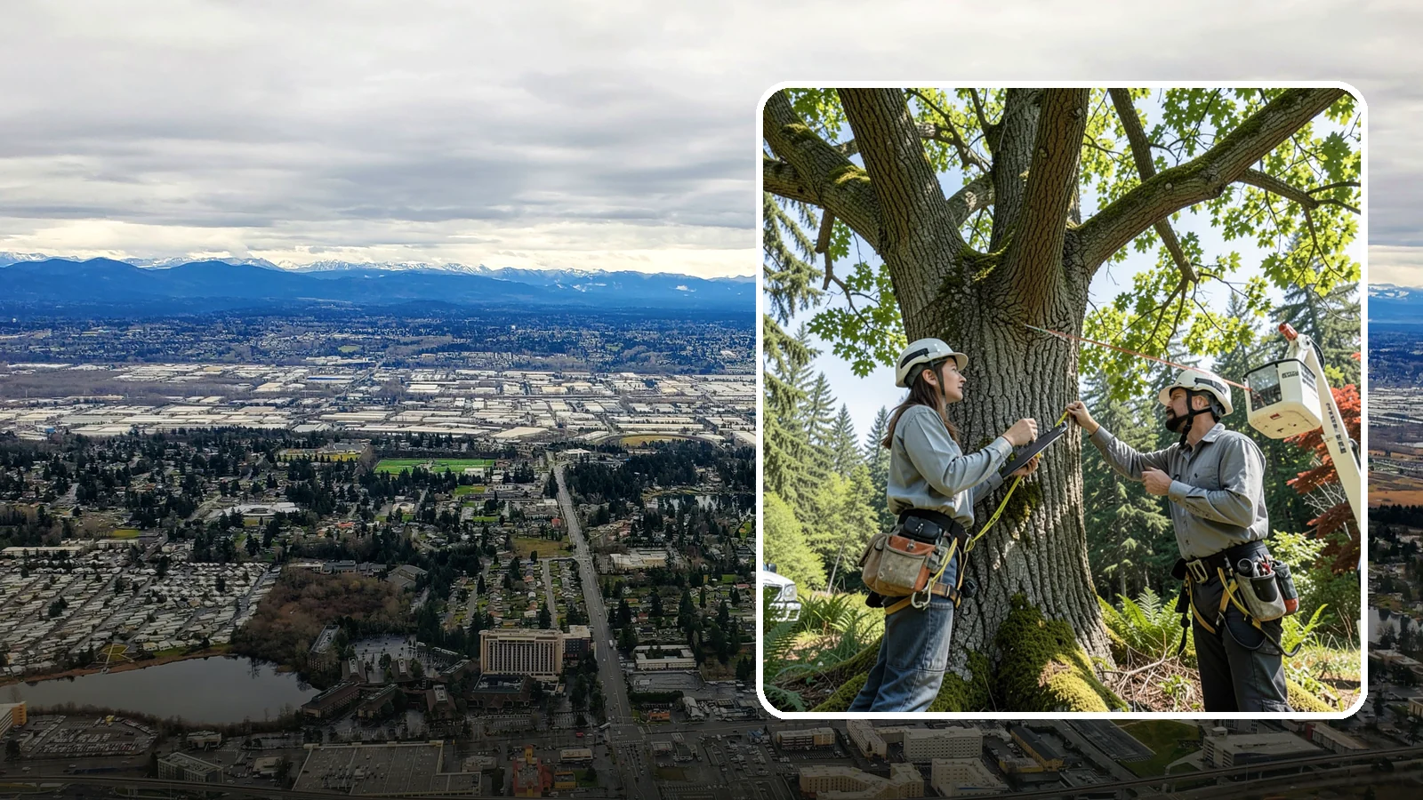 Tree Monitoring in SeaTac, King County, WA - The ongoing observation of tree condition to track changes over time.