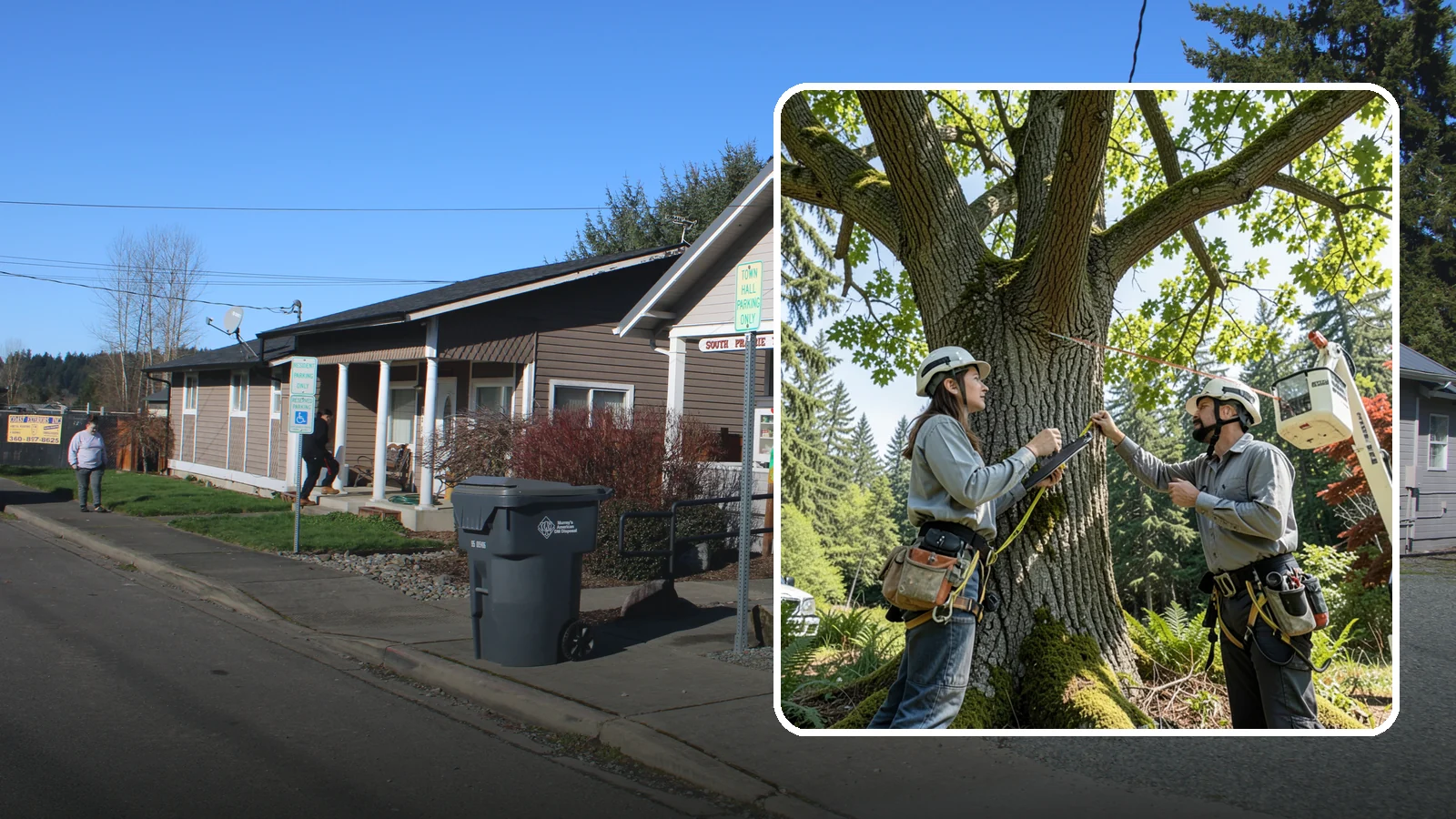 Tree Monitoring in South Prairie, Pierce County, WA - The ongoing observation of tree condition to track changes over time.