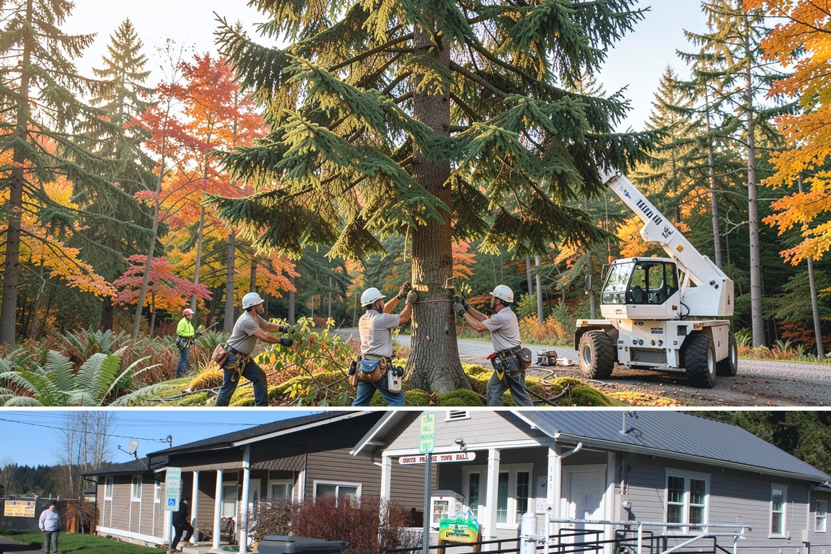 Tree Monitoring in South Prairie, Pierce County, WA - Monitoring can occur year-round in Puget Sound weather but is often scheduled during dry periods to facilitate soil sampling and...
