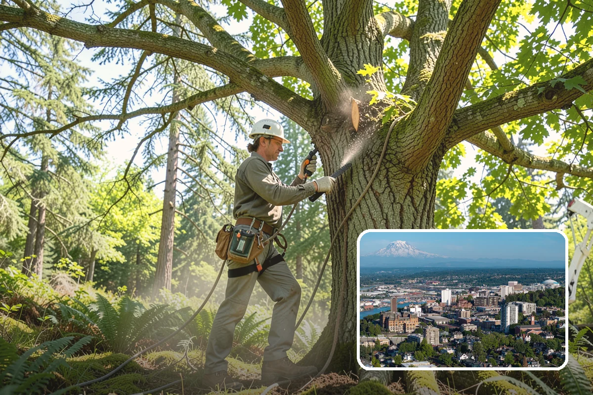 Tree Monitoring in Tacoma, Pierce County, WA - Supports long-term tree health and stability