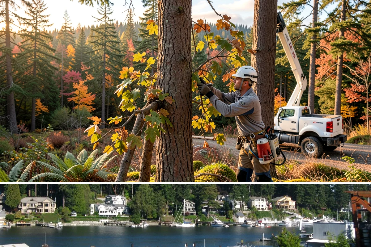 Tree Pest Management in Gig Harbor, Pierce County, WA - This service can be performed year-round in the Puget Sound climate but should avoid periods of heavy rain that hinder equipment...