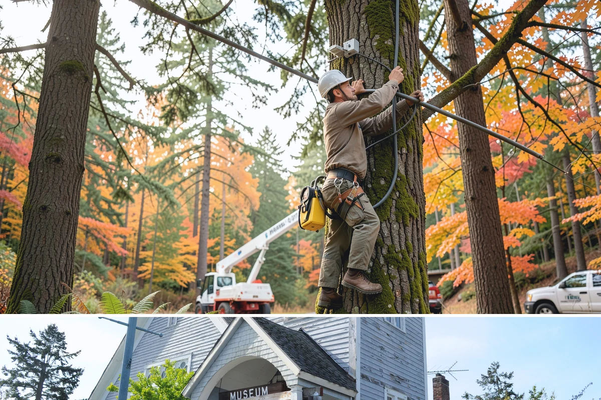 Tree Pest Management in Steilacoom, Pierce County, WA - This service can be performed year-round in the Puget Sound climate but should avoid periods of heavy rain that hinder equipment...