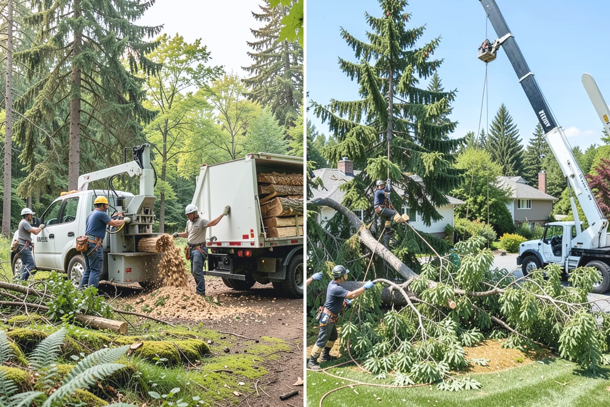 Tree planting in Beaux Arts Village, King County, WA - Assess site conditions and select suitable species