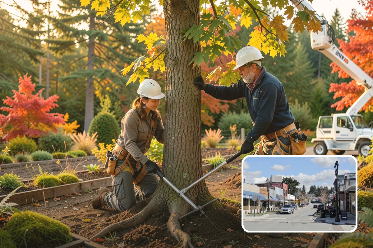 Tree planting in Bothell, King County, WA - Restores and expands tree cover