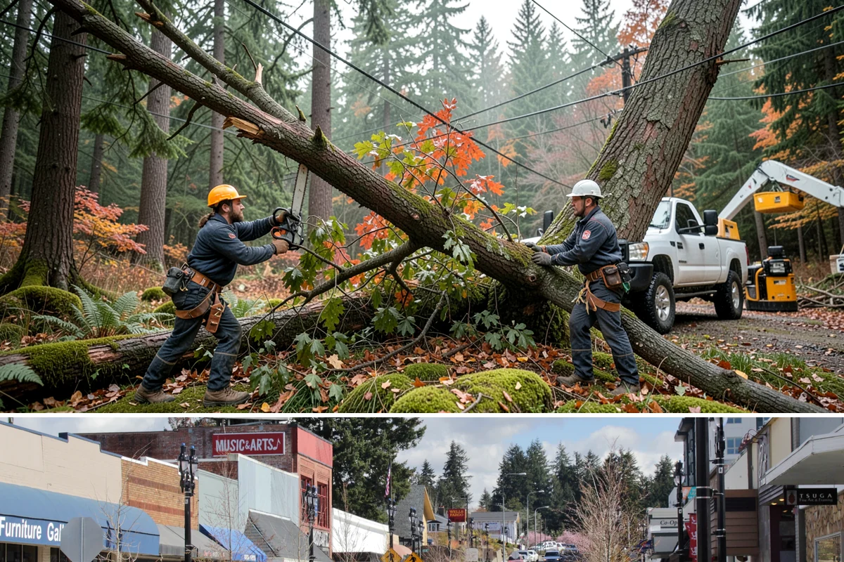 Tree planting in Bothell, King County, WA - Planting is best performed during dormant seasons to minimize transplant shock in the Pacific Northwest climate, though...