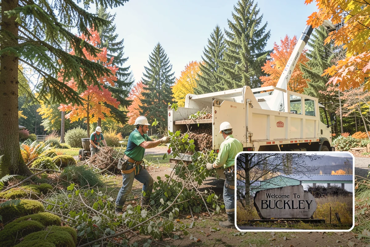 Tree planting in Buckley, Pierce County, WA - Restores and expands tree cover