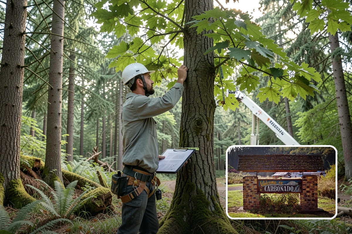 Tree planting in Carbonado, Pierce County, WA - Restores and expands tree cover