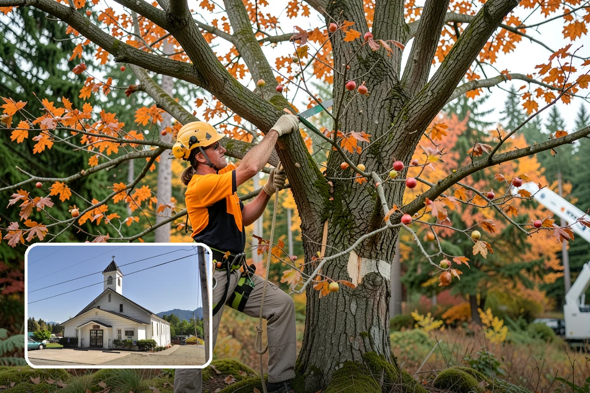 Tree planting in Concrete, Skagit County, WA - Restores and expands tree cover