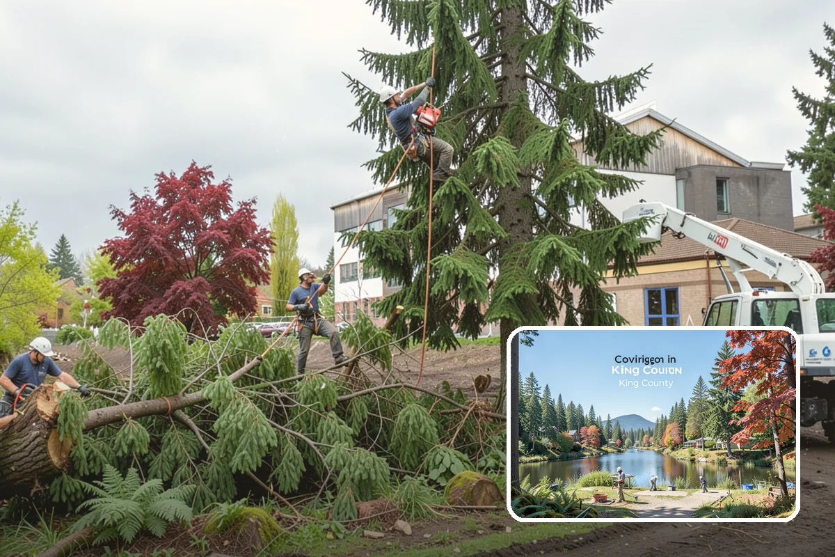 Tree planting in Covington, King County, WA - Restores and expands tree cover