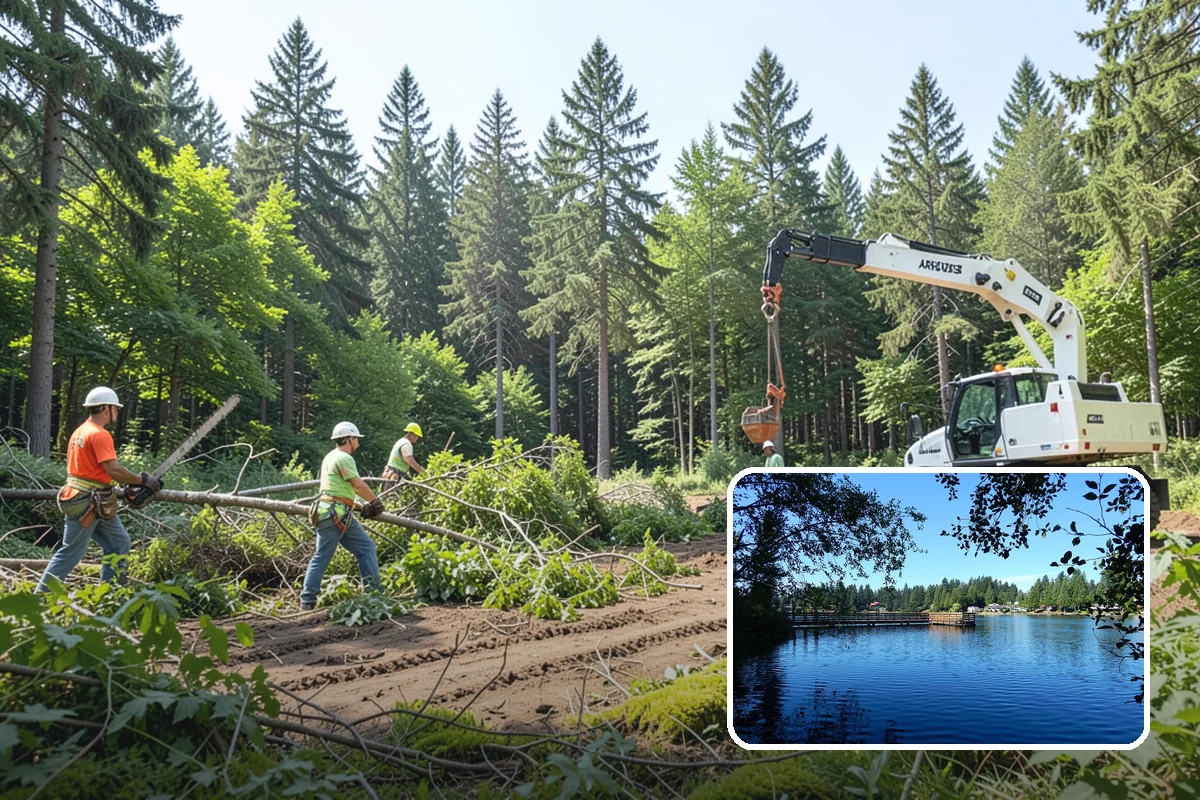 Tree planting in Federal Way, King County, WA - Restores and expands tree cover